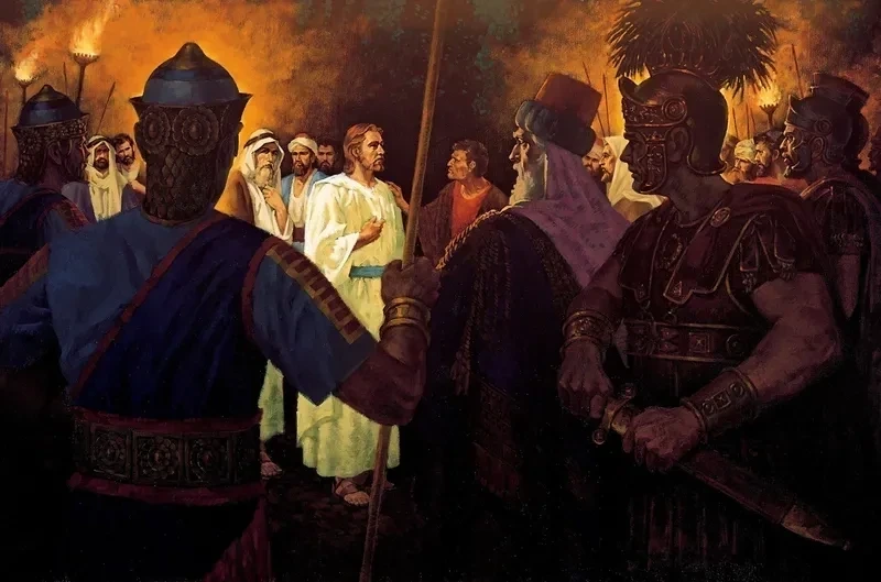 The Betrayal of Christ in Gethsemane by Classical Master